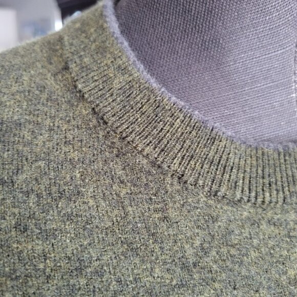 Isaac Mizrahi Luxe Merino Wool Sweater Green Sz small - Picture 8 of 10